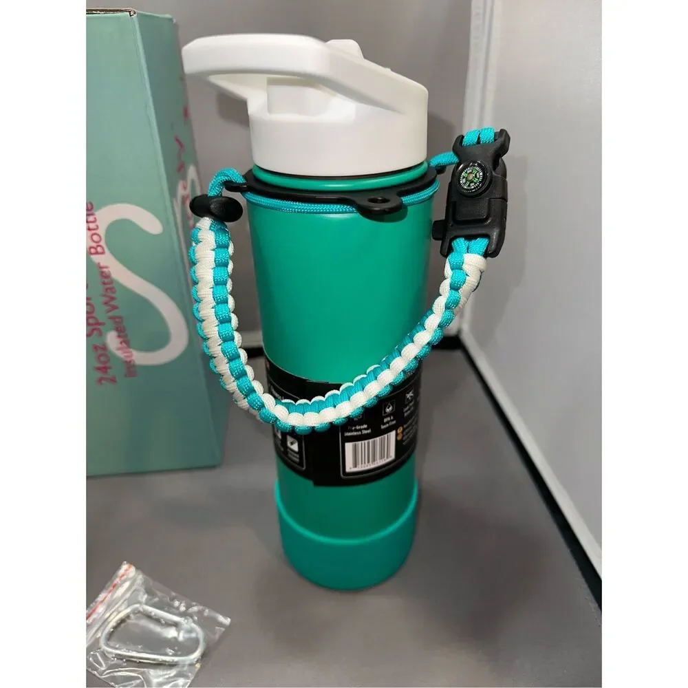 NIB Frost Buddy 24oz Sports Buddy water bottle- Smile
